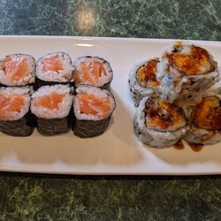 Asaka Japanese & Asian Cuisine - Maki lunch - salmon and sweet potato