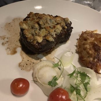 Parkway Grill - Pet Petite Filet Mignon* Point Reyes Blue Cheese Crust - New American Near Me - Pasadena, California Parkway Grill - Pet Petite Filet Mignon* Point Reyes Blue Cheese Crust - New American Near Me - Pasadena, California