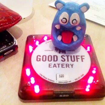 Good Stuff Eatery - Nomster super excited for his order to be ready - Burgers Near Me - Arlington, Virginia