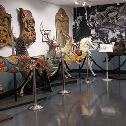 Historic Carousel & Museum - The museum - some of these carousel animals are over 100 years old.