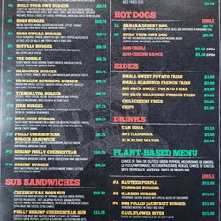Boss Burger - Menu