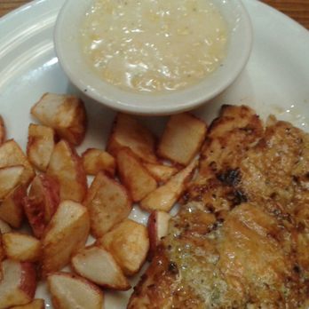 Denny's - Salmon dinner. It didn't actually look all that great but it was very tasty - Diners Near Me - Lebec, California