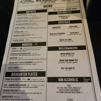 Biergarten - Menu - Gastropubs Near Me - Los Angeles, California