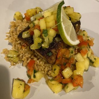 Sly’s Seafood n Co - Mahi mahi with mango salsa - Seafood Near Me - Paw Paw, Michigan Sly’s Seafood n Co - Mahi mahi with mango salsa - Seafood Near Me - Paw Paw, Michigan