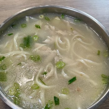 Jin Sullung Tang - Hand-Cut Noodle Soup with Chicken - Korean Near Me - Cypress, California