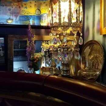 Wicked Brew Cafe - A vignette set up near the corner booth - Coffee & Tea Near Me - Bangor, Maine