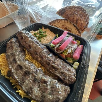 The Don Kabob - Juicy Egyptian Kofta Kabob Plate - Middle Eastern Near Me - Victorville, California