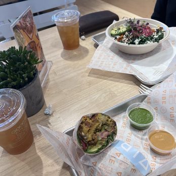 Vibe Organic Kitchen - Breakfast Burrito and Macro Bowl Iced Tea - Juice Bars & Smoothies Near Me - Costa Mesa, California Vibe Organic Kitchen - Breakfast Burrito and Macro Bowl Iced Tea - Juice Bars & Smoothies Near Me - Costa Mesa, California