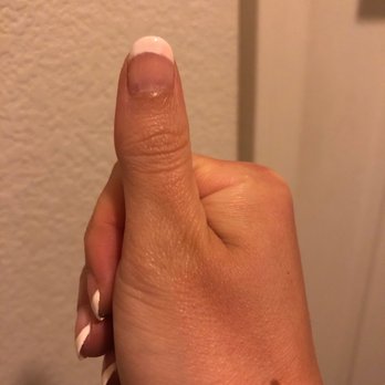 Doll and Dandy - Not very even... French manicure, $24 - Nail Salons Near Me - Mill Valley, California Doll and Dandy - Not very even... French manicure, $24 - Nail Salons Near Me - Mill Valley, California