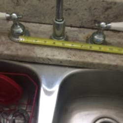 Standard of New England - Picture of Old Faucet, Staff taught me how to measure for the new faucets