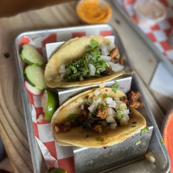 Johnny Tequila's - Chorizo tacos...great texture and flavor! - Mexican Near Me - Roselle, New Jersey Johnny Tequila's - Chorizo tacos...great texture and flavor! - Mexican Near Me - Roselle, New Jersey