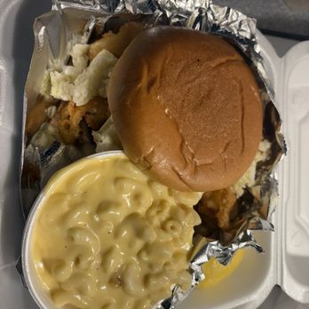 Anchor Bay Pit Stop Diner - Perch Reuben with Mac & cheese - Diners Near Me - New Baltimore, Michigan Anchor Bay Pit Stop Diner - Perch Reuben with Mac & cheese - Diners Near Me - New Baltimore, Michigan