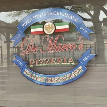 Demarcos Pizzeria - Window - Pizza Near Me - Oracle, Arizona