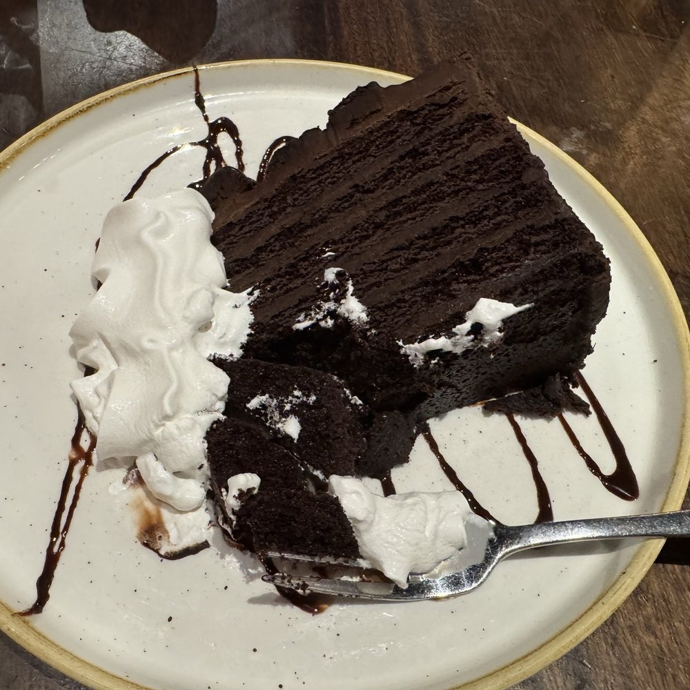 Maggie McFly's - Six Six-Layer Blackout Cake - New American Near Me - Glastonbury, Connecticut