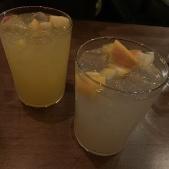 Lil Ba-Ba-Reeba! - Sangria Del Diá (mango) and White Peach Sangria - Seafood Near Me - Chicago, Illinois Lil Ba-Ba-Reeba! - Sangria Del Diá (mango) and White Peach Sangria - Seafood Near Me - Chicago, Illinois