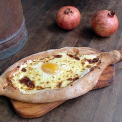 Little Georgia Hackney - Famous boat-shaped cheese bread.