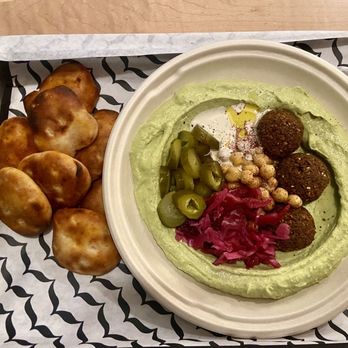 Baba’s - FALAFELICIOUS sub green hummus. It was So. Good. - Middle Eastern Near Me - Minneapolis, Minnesota