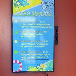 Toni's Depot - Menu