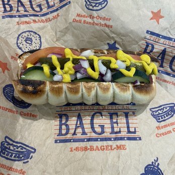 The Great American Bagel - Chicago Style Bageldog! - Bagels Near Me - Chicago, Illinois The Great American Bagel - Chicago Style Bageldog! - Bagels Near Me - Chicago, Illinois