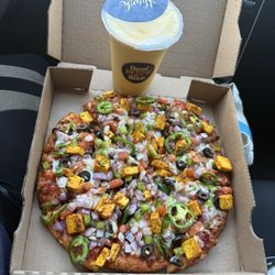 Desi Pizza Bite - Spicy Garden Delight (added paneer)