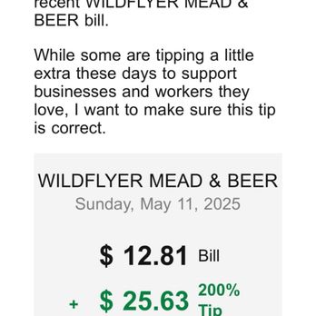 Wildflyer Mead Company - We bought a flight for $12 and 1 bottle of mead. The cashier gave herself the bottle price as her tip. 5.11.25 - Meaderies Near Me - Navasota, Texas Wildflyer Mead Company - We bought a flight for $12 and 1 bottle of mead. The cashier gave herself the bottle price as her tip. 5.11.25 - Meaderies Near Me - Navasota, Texas