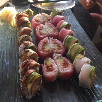 Grace's Mandarin - Crunchy dragon, heart roll, rainbow roll. Clearly sushi is not their specialty - Asian Fusion Near Me - Oxon Hill, Maryland