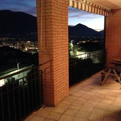 Hotel Belvedere Locarno - Evening view from the balcony