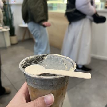 Goodthing Coffee - Black sesame einspanner - Coffee & Tea Near Me - Burlingame, California
