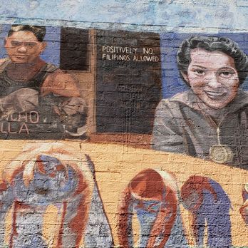 Unidad Park - depiction of Pancho Villa (boxer), racial discrimination in the U.S., Filipino migrant workers, Victoria Manalo Draves, gold medalist diver - Parks Near Me - Los Angeles, California