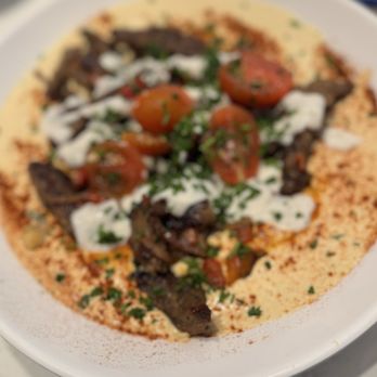 Meddys - Hummus Stacked Bowl - Mediterranean Near Me - Tulsa, Oklahoma