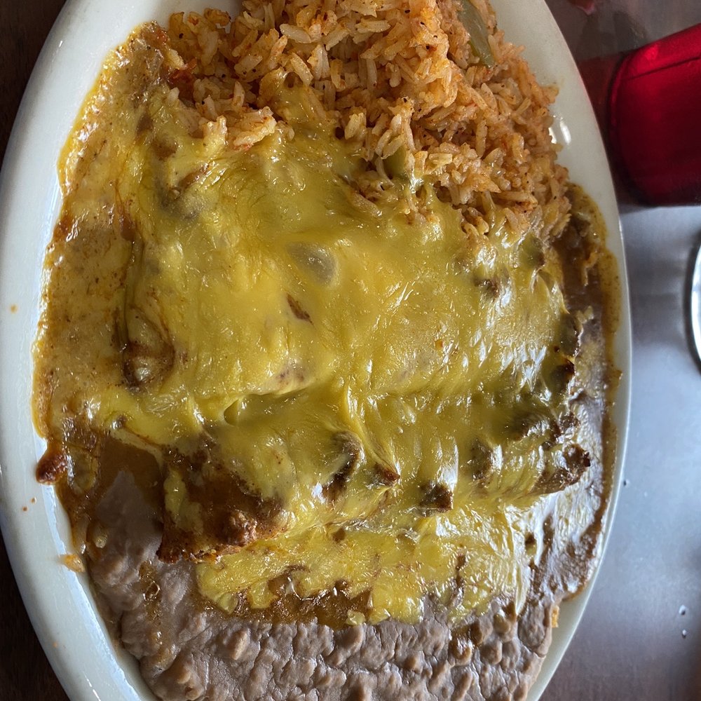 Enchiladas Y Mas - Beef enchiladas w/rice & beans - Salad Near Me - Austin, Texas