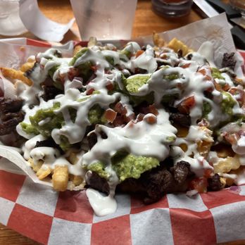 The Deck at Moonshine Flats - Carne Asada Fries - American Near Me - San Diego, California The Deck at Moonshine Flats - Carne Asada Fries - American Near Me - San Diego, California
