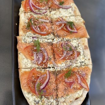 The Front Yard - Salmon lox flatbread delicious - Beer Gardens Near Me - Las Vegas, Nevada The Front Yard - Salmon lox flatbread delicious - Beer Gardens Near Me - Las Vegas, Nevada