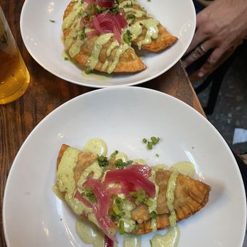 The Atlantic - LOBSTER & CHORIZO EMPANADA - Seafood Near Me - Virginia Beach, Virginia The Atlantic - LOBSTER & CHORIZO EMPANADA - Seafood Near Me - Virginia Beach, Virginia