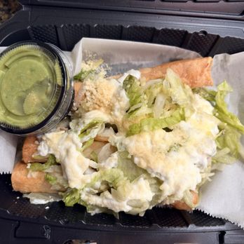 Tacos Los Compadres - Taquitos Rolled - Mexican Near Me - Riverside, California