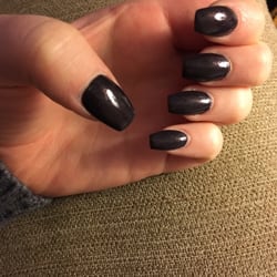 Blush Nail Bar - Coffin nails! Credit goes to blush nail bar :)