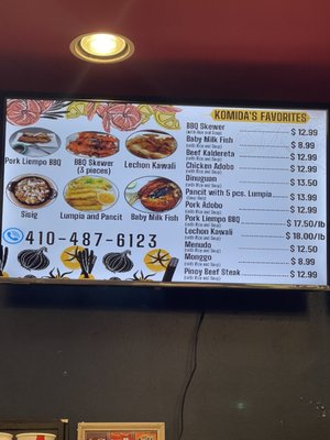 Menu photo 3 Komida: Filipino Kitchen Glen Burnie, MD Menu photo 3 Komida: Filipino Kitchen Glen Burnie, MD