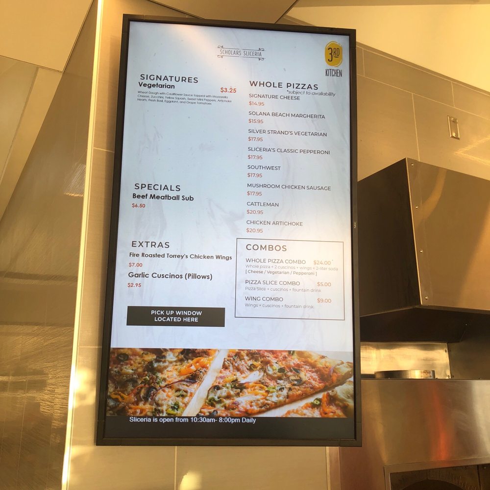 Oceanview Terrace - Quick Menu - Cafeteria Near Me - La Jolla, California