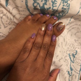 Hyde Park Nails Salon - No Chip Mani Pedi! Very good! No complaints. - Nail Salons Near Me - Chicago, Illinois