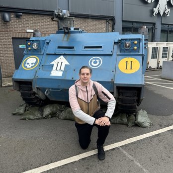 Warhammer World - Rhino in the front - Toy Stores Near Me - Nottingham, NTT
