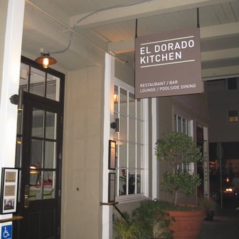 El Dorado Kitchen - EDK street sign - New American Near Me - Sonoma, California