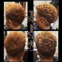 The Dunn Look - Add a little Pizzazz to Short tapered pixie cut.