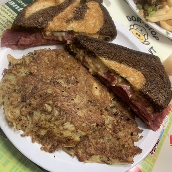The Dor-Stop Restaurant - Ruben with potato pancakes - Breakfast & Brunch Near Me - Pittsburgh, Pennsylvania The Dor-Stop Restaurant - Ruben with potato pancakes - Breakfast & Brunch Near Me - Pittsburgh, Pennsylvania