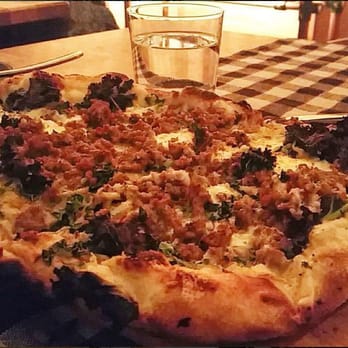 Upland - Sausage and kale pizza - New American Near Me - New York, New York Upland - Sausage and kale pizza - New American Near Me - New York, New York