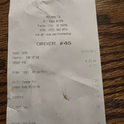 Del Taco - I think I paid nearly $12 for this junk.  Can't read the receipt.