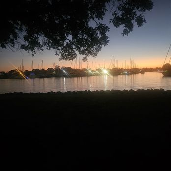 Hampton University - Waterfront at sunset - Colleges & Universities Near Me - Hampton, Virginia