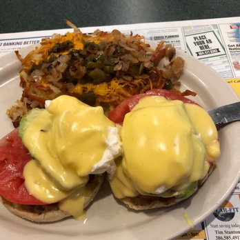 Metro Diner - San Francisco Benedict with onions and cheese on the hashbrowns - American Near Me - Daytona Beach, Florida Metro Diner - San Francisco Benedict with onions and cheese on the hashbrowns - American Near Me - Daytona Beach, Florida