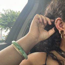 Neck Deep Tattoo - Conch piercing