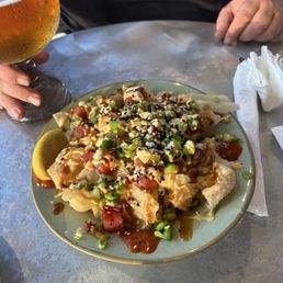 Mini Poke Nachos
