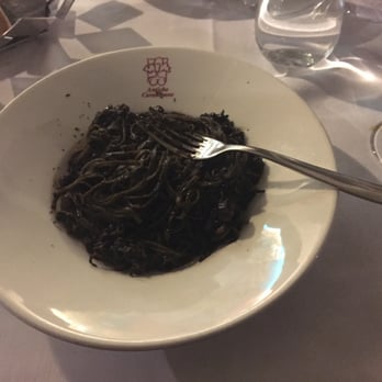 Antiche Carampane - The BEST squid ink tagliatelle in Venice! - Italian Near Me - Venezia, VE